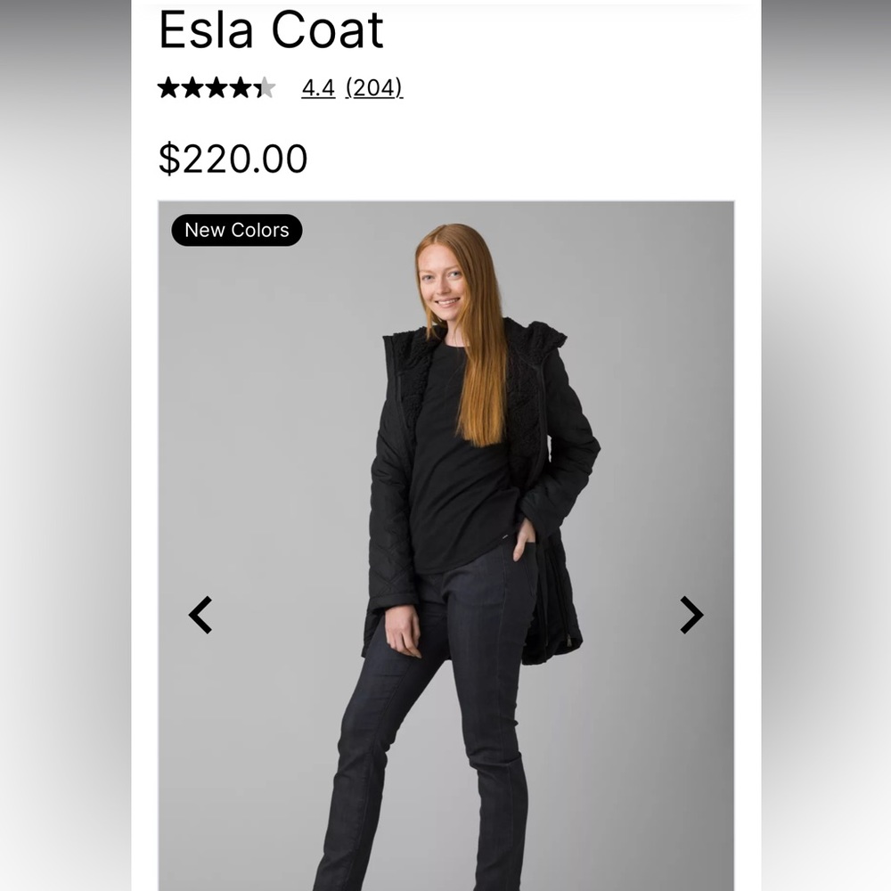 PrAna Elsa Coat